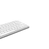 Hama WK-500 bezvadu tastatūra Home/Office RF Wireless + Bluetooth QWERTZ vācu izkārtojums pelēka, balta