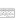 Hama WK-500 bezvadu tastatūra Home/Office RF Wireless + Bluetooth QWERTZ vācu izkārtojums pelēka, balta
