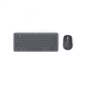 Hama WKM-500 tastatūras un peles komplekts Mājas/Birojs RF Bezvadu + Bluetooth QWERTZ Vācu Melns