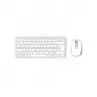 Hama WKM-500 tastatūra ar peli, mājas, USB + RF bezvadu + Bluetooth, QWERTZ, pelēka, balta