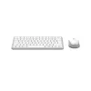 Hama WKM-500 tastatūra ar peli, mājas, USB + RF bezvadu + Bluetooth, QWERTZ, pelēka, balta