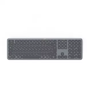 Hama WK-550 tastatūra Home/Office RF bezvadu + Bluetooth QWERTZ vācu melna, tumši pelēka