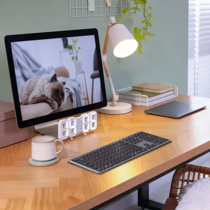 Hama WK-550 tastatūra Home/Office RF bezvadu + Bluetooth QWERTZ vācu melna, tumši pelēka