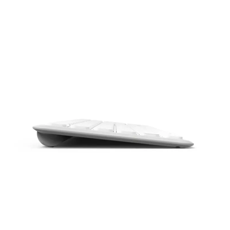 Hama WK-550 bezvadu tastatūra Home/Office RF Wireless + Bluetooth QWERTZ vācu izkārtojums Pelēka, Balta