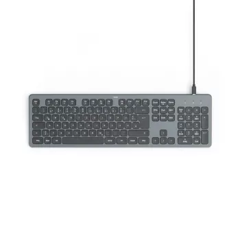Hama CK-400 tastatūra Home/Office USB QWERTZ vācu Melna, Tumši Pelēka