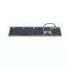 Hama CK-400 tastatūra Home/Office USB QWERTZ vācu Melna, Tumši Pelēka