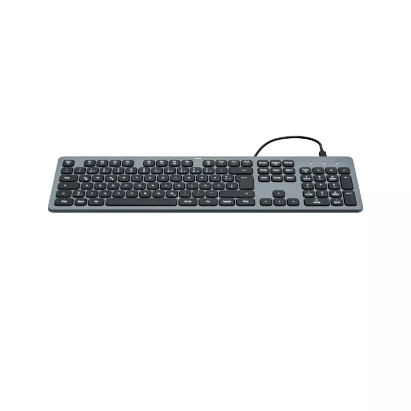 Hama CK-400 tastatūra Home/Office USB QWERTZ vācu Melna, Tumši Pelēka
