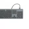Hama CK-400 tastatūra Home/Office USB QWERTZ vācu Melna, Tumši Pelēka