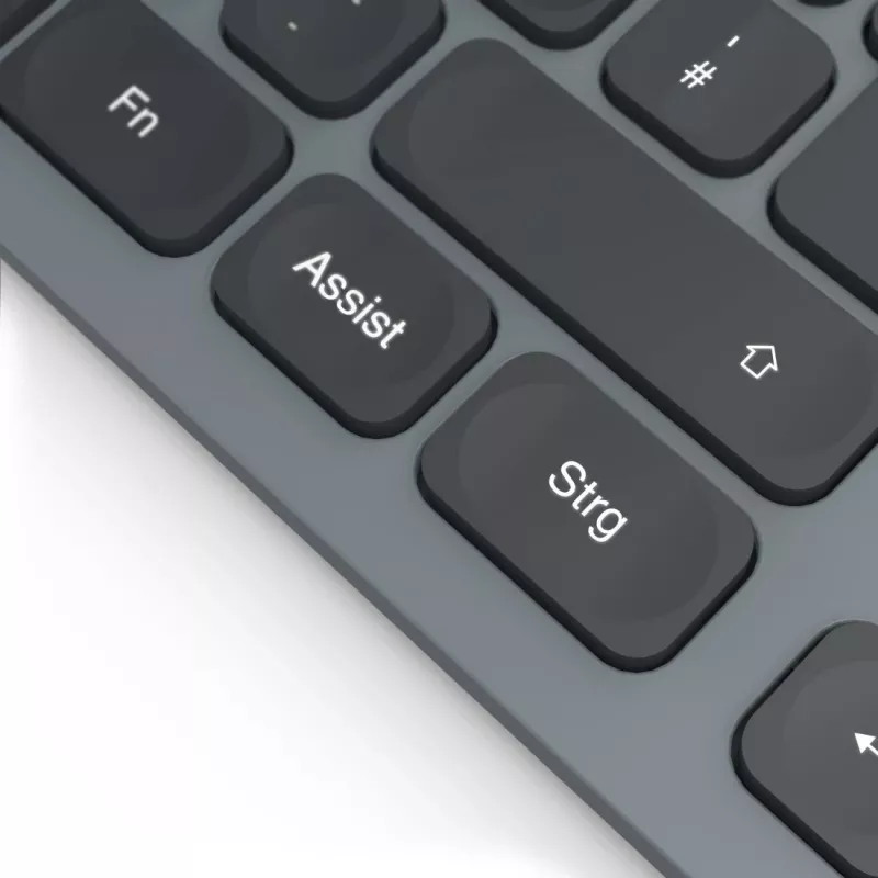 Hama CK-400 tastatūra Home/Office USB QWERTZ vācu Melna, Tumši Pelēka