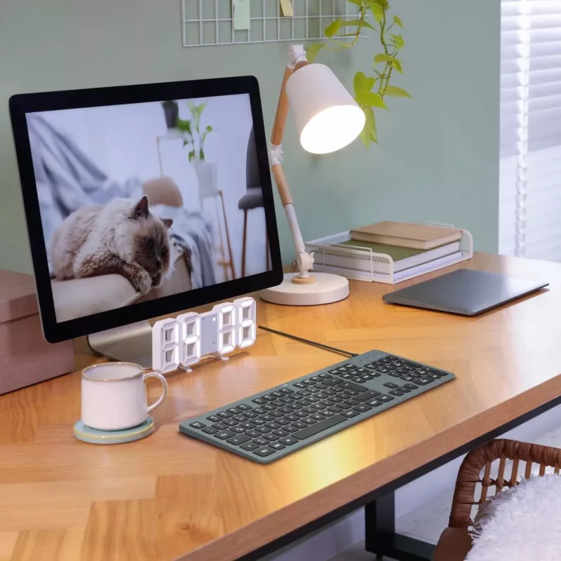 Hama CK-400 tastatūra Home/Office USB QWERTZ vācu Melna, Tumši Pelēka