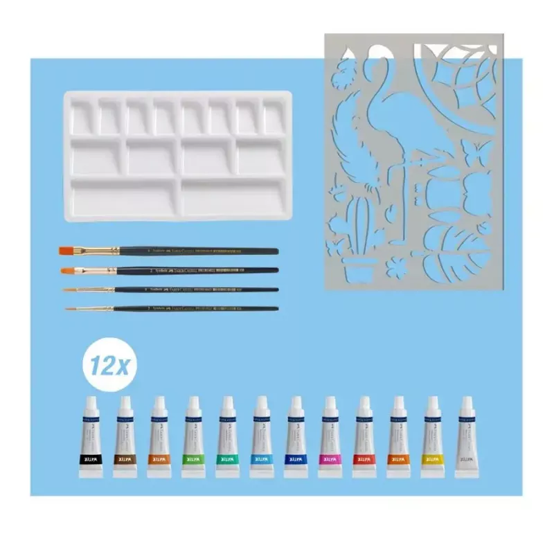 Akvareļkrāsu komplekts Faber-Castell Creative Studio 18 gab. Multi