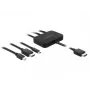 Video kabeļa adapteris DeLOCK 85830 HDMI Type A HDMI Mini DisplayPort USB Type-C Melns