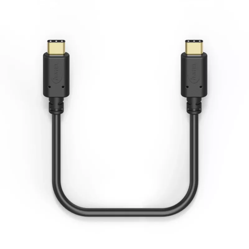 Hama 00187294 USB kabelis USB 2.0 1.5 m USB-C Melns
