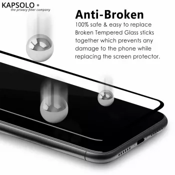 Rūdītais stikls KAPSOLO iPhone 13 MINI Ultimate Curved Screen Protection