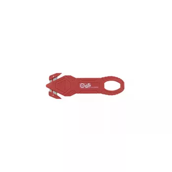 Wedo Foil Cutter Red folijas griezējs 44 mm platums 132 mm garums 4 mm biezums