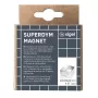 Neodīma magnēts Craft Magnet Square Sigel BA705 sudraba 20x20x10mm (4 gab.)