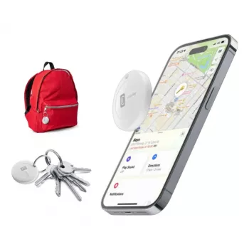 Cellularline Tracy - Trauks priekšmetu atrašanai, saderīgs ar Android, izmanto Apple Find My lietotni