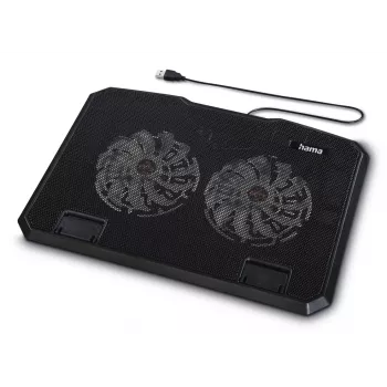Hama Black Metal dzesēšanas paliktnis klēpjdatoram 39,6 cm (15,6 collas)
