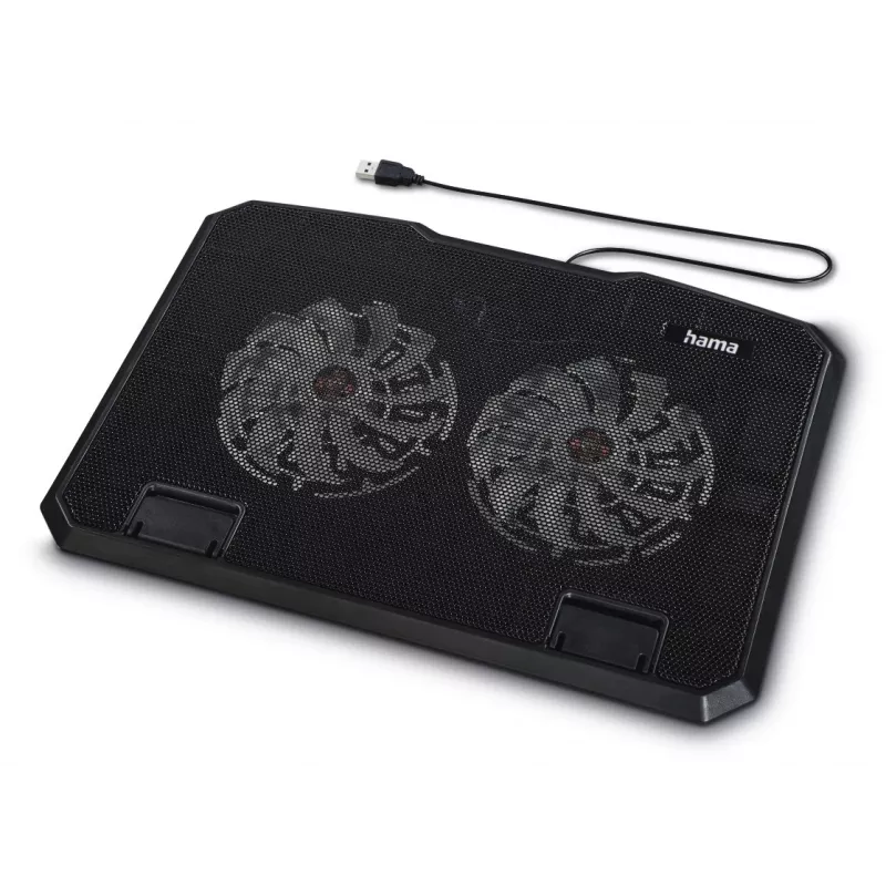 Hama Black Metal dzesēšanas paliktnis klēpjdatoram 39,6 cm (15,6 collas)