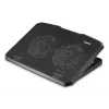 Hama Black Metal dzesēšanas paliktnis klēpjdatoram 39,6 cm (15,6 collas)