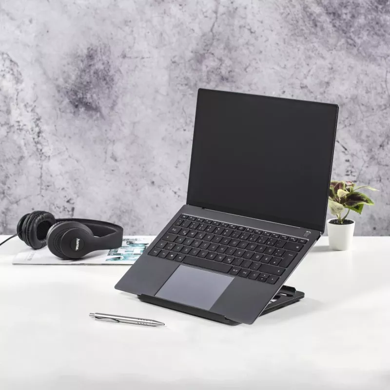 Hama Rotation Laptop statīvs Melns 39,6 cm (15,6 collas)