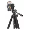 Hama Action Smart 165 3D statīvs viedtālrunim/digitālajai kamerai, 3 kājas, melns