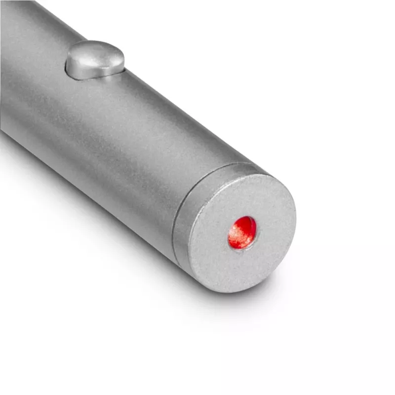 Lāzera rādītājs HAMA LP-LC1 640 nm sarkans, 50 m darbības rādiuss, LR44 baterija, Sudrabs