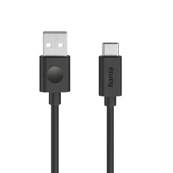 Hama 00086447 USB kabelis USB 2.0 1.2 m USB A USB C Melns