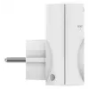 Hama 00223324 kontaktligzdas adapteris ar pārsprieguma aizsardzību, F tips, balts