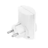 Hama 00223324 kontaktligzdas adapteris ar pārsprieguma aizsardzību, F tips, balts