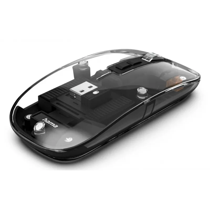Hama WM-600 pele Office Ambidextrous RF Wireless + Bluetooth Optiskā 1600 DPI