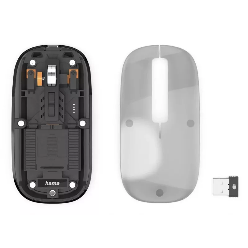 Hama WM-600 pele Office Ambidextrous RF Wireless + Bluetooth Optiskā 1600 DPI
