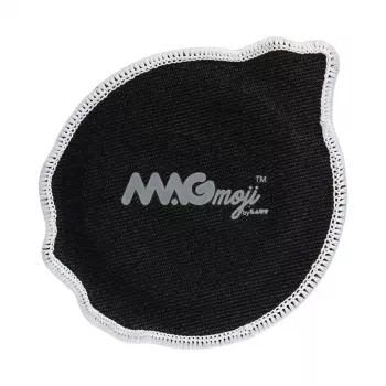 Nozīmīte LAUT MAGMOJI BADGE – Unicorn Cookie Christmas Edition, PVC un silikons, Brūna/Gaiši zila, 1 gab.