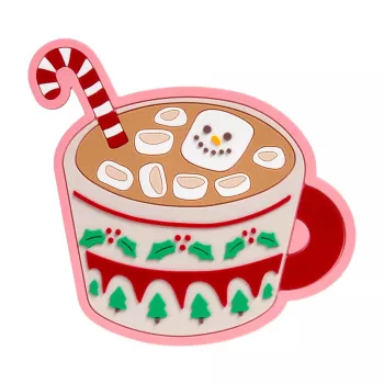 Magnētiskā nozīme MAG-MOJI SILLY Snowman Chocolate Christmas Edition — daudzkrāsaina PVC un silikons, 1 gab.