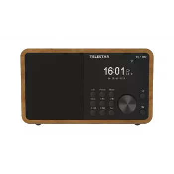Interneta radio Imperial Telestar 5701200 — digitālais uztvērējs, DAB+ FM, 10 W, 2,4 collu TFT, koka krāsa