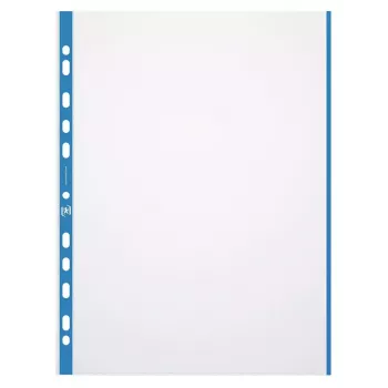 Dokumentu aizsargs Oxford 100206873 A4, caurumots, zilas malas