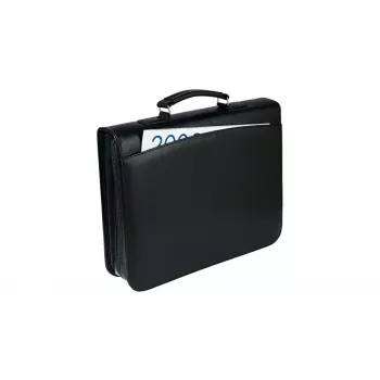 Personīgais organizators WEDO 58 3001 Ādas izskats Melns