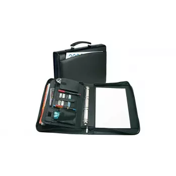Personīgais organizators WEDO 58 3001 Ādas izskats Melns