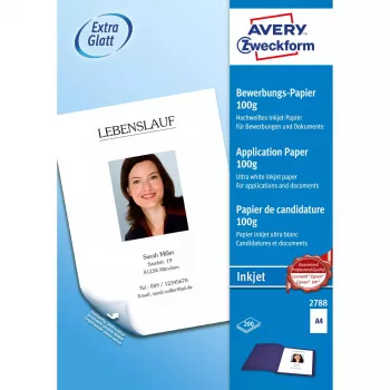 Drukāšanas papīrs A4 Avery 2788 Satīna Balts