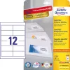 Avery 6123 Baltas etiķetes A4 (97×42,3 mm, 120 gab.)