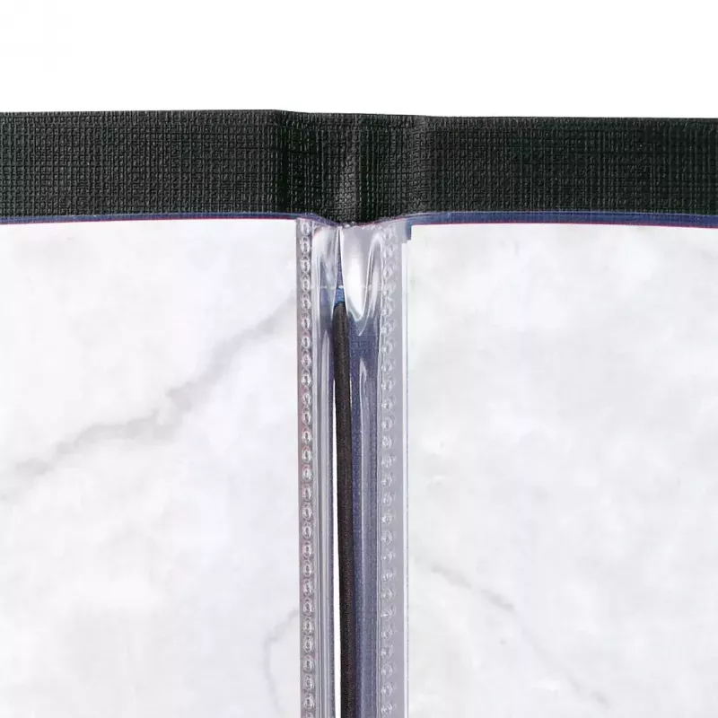 Mape Sigel SM115 Āda Lina Plastmasa Melna A5