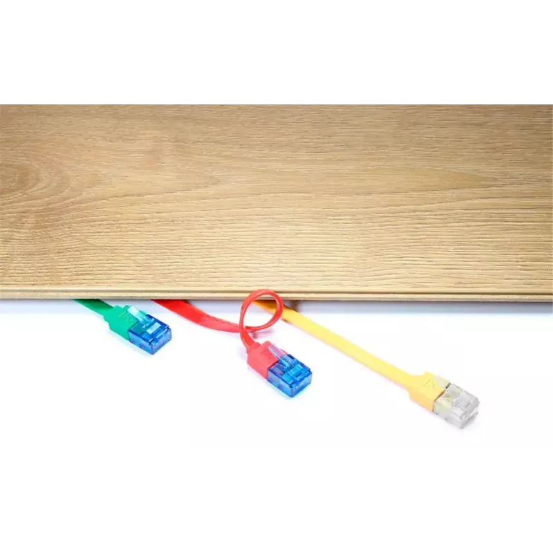 Goobay CAT 6A plakanais tīkla kabelis U/UTP balts 20m