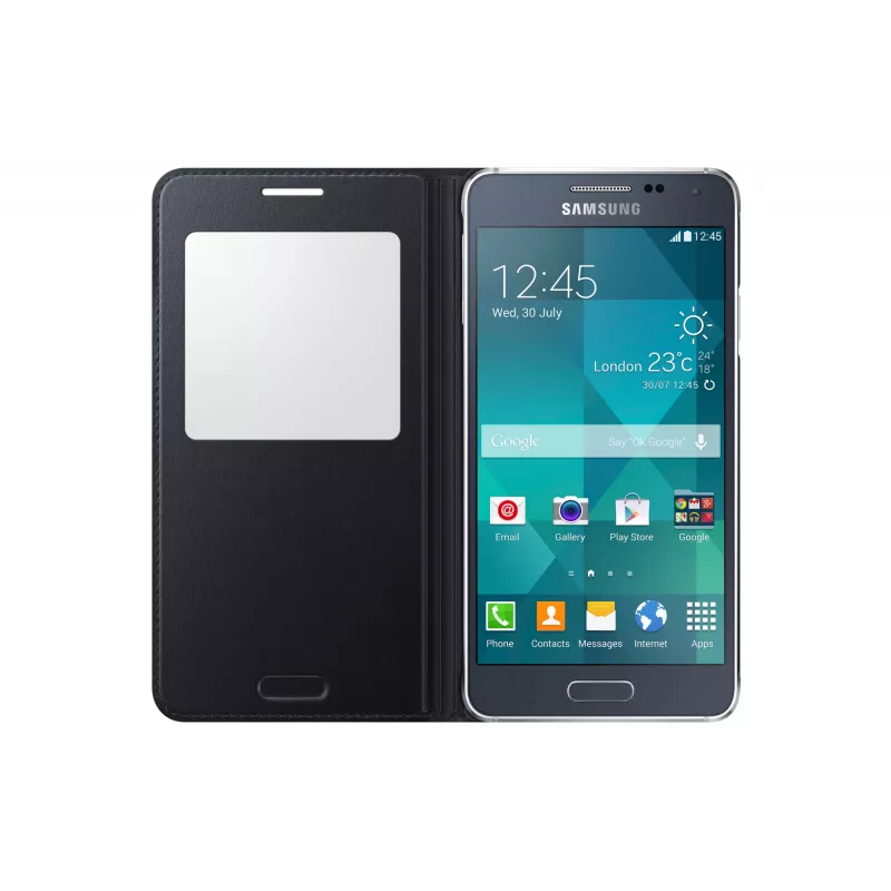 Samsung EF-CG850B vāciņš Flip Case sudraba krāsā