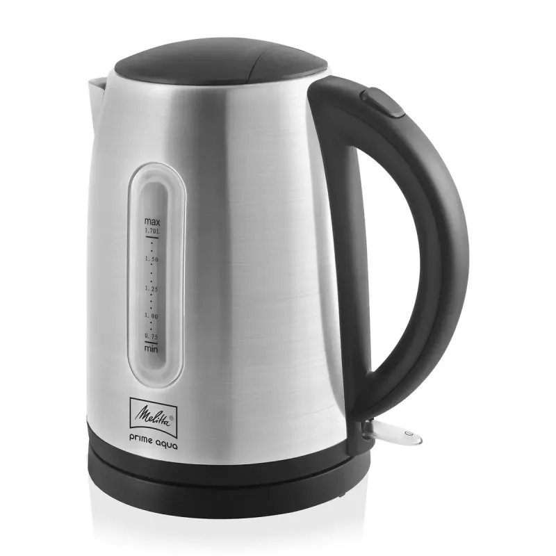Elektriskā tējkanna Melitta 1.7L 2200W Melna Nerūsējošais tērauds