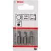 Bosch 2607001722 īpaši cieti sešstūra uzgaļi Hex 3 mm 25 mm 3 gab.