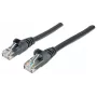 Intellinet tīkla vads, Cat6, 20m, Melns, CCA, U/UTP, PVC, RJ45, Zeltīti kontakti, Aizsargvāciņš, Booted, Mūža garantija