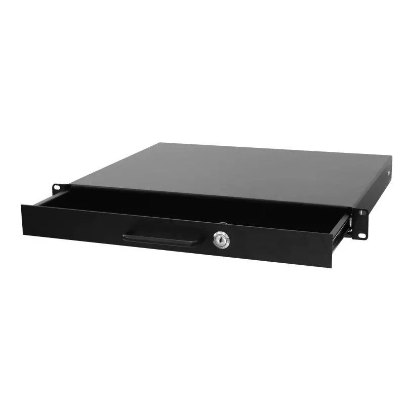 Izvelkamā atvilktne Omnitronic 30100951, 1U, melna