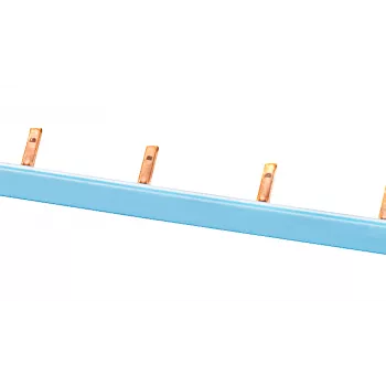 Siemens 5ST3765-1 pieslēguma ķemme, 1-fāzes, leņķa, 10 mm², 54 MW, zila