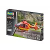 REVELL EC135 Air-Glaciers helikoptera salikšanas komplekts, mērogs 1:72, garums 143 mm, rotora diametrs 140 mm