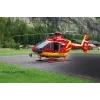 REVELL EC135 Air-Glaciers helikoptera salikšanas komplekts, mērogs 1:72, garums 143 mm, rotora diametrs 140 mm